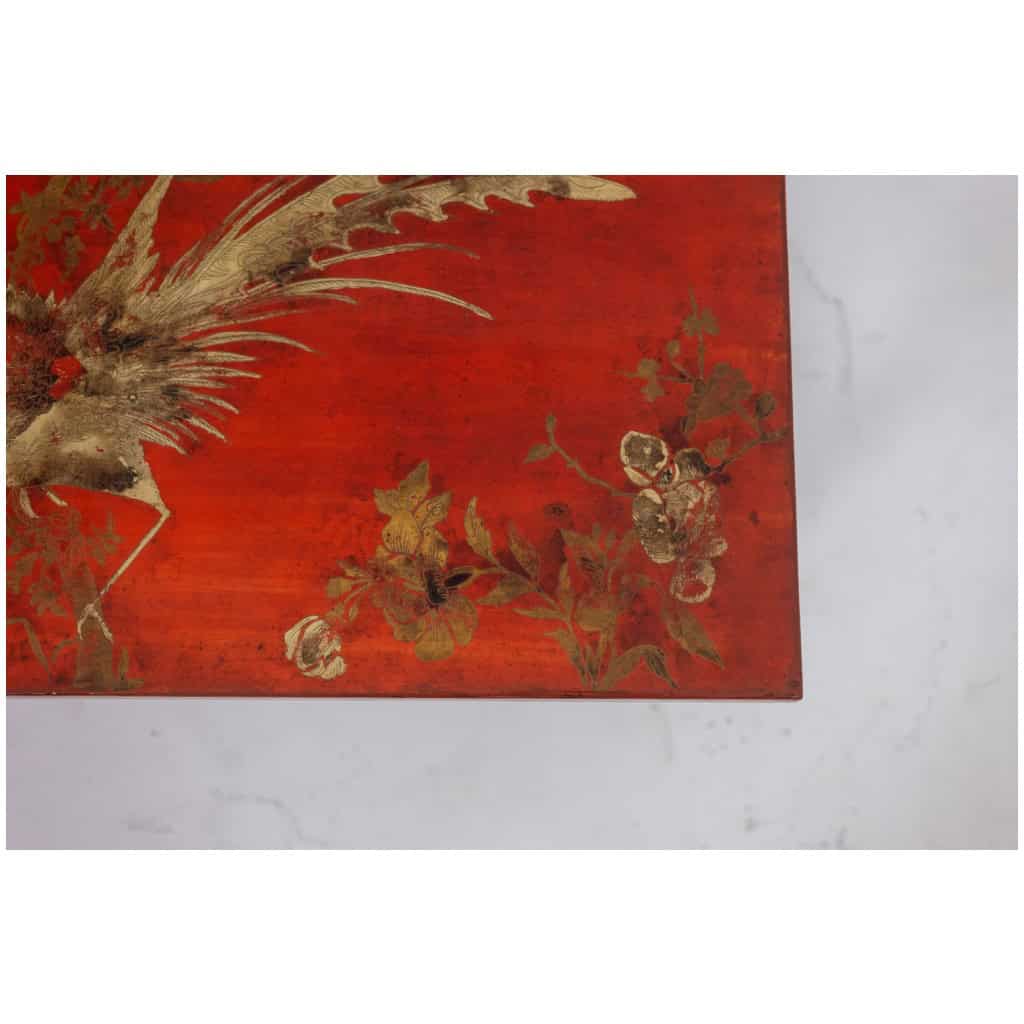 Coffee table in lacquer and gilded iron. 1950s. LS5874250H 12