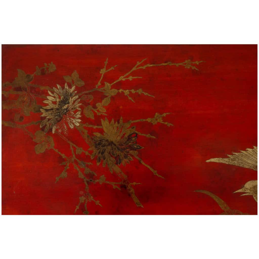 Coffee table in lacquer and gilded iron. 1950s. LS5874250H 10