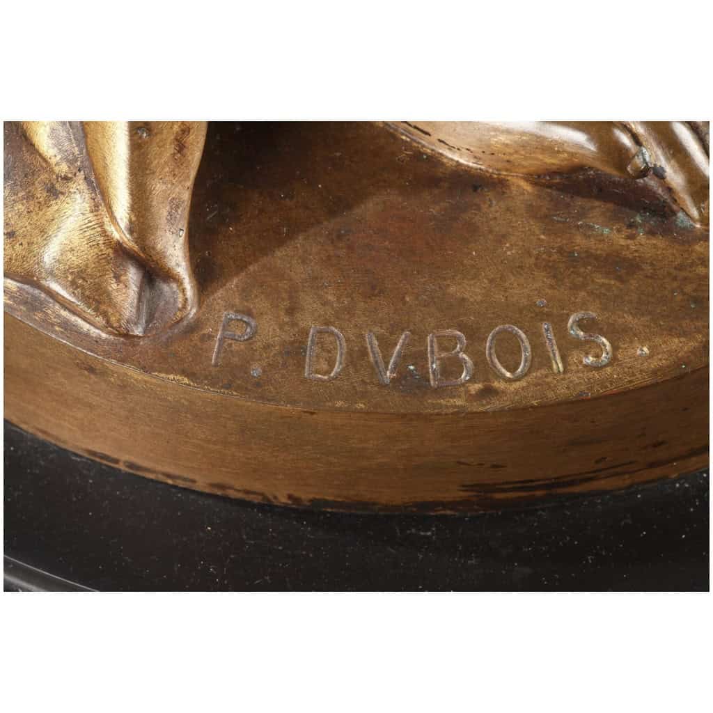 BARBEDIENNE – PAIRE DE TORCHÈRES EN BRONZE PAR DUBOIS & FALGUIERE 35