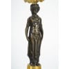 Pair Of Empire Period Candlesticks. 14
