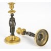 Pair Of Empire Period Candlesticks. 11