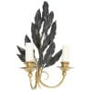 1960 Paire d’appliques « Feuille De Chêne » Maison Honoré 9