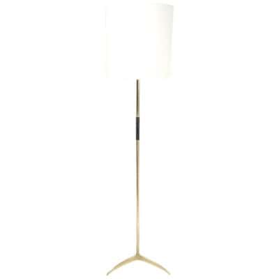 1950 Lampadaire en bronze et laiton par Stilnovo 3