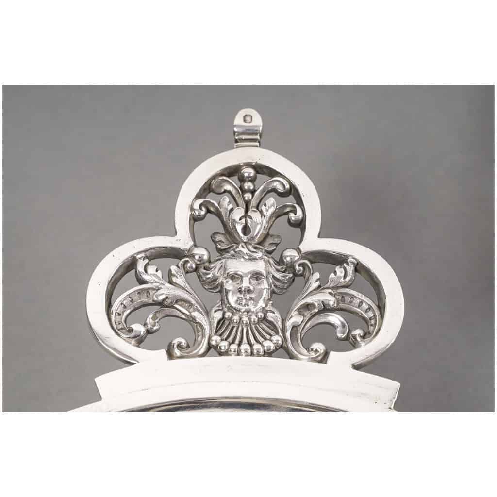 CARDEILHAC – GARNITURE DE TABLE « RENAISSANCE » MASCARON ARGENT FIN XIXÈ 19