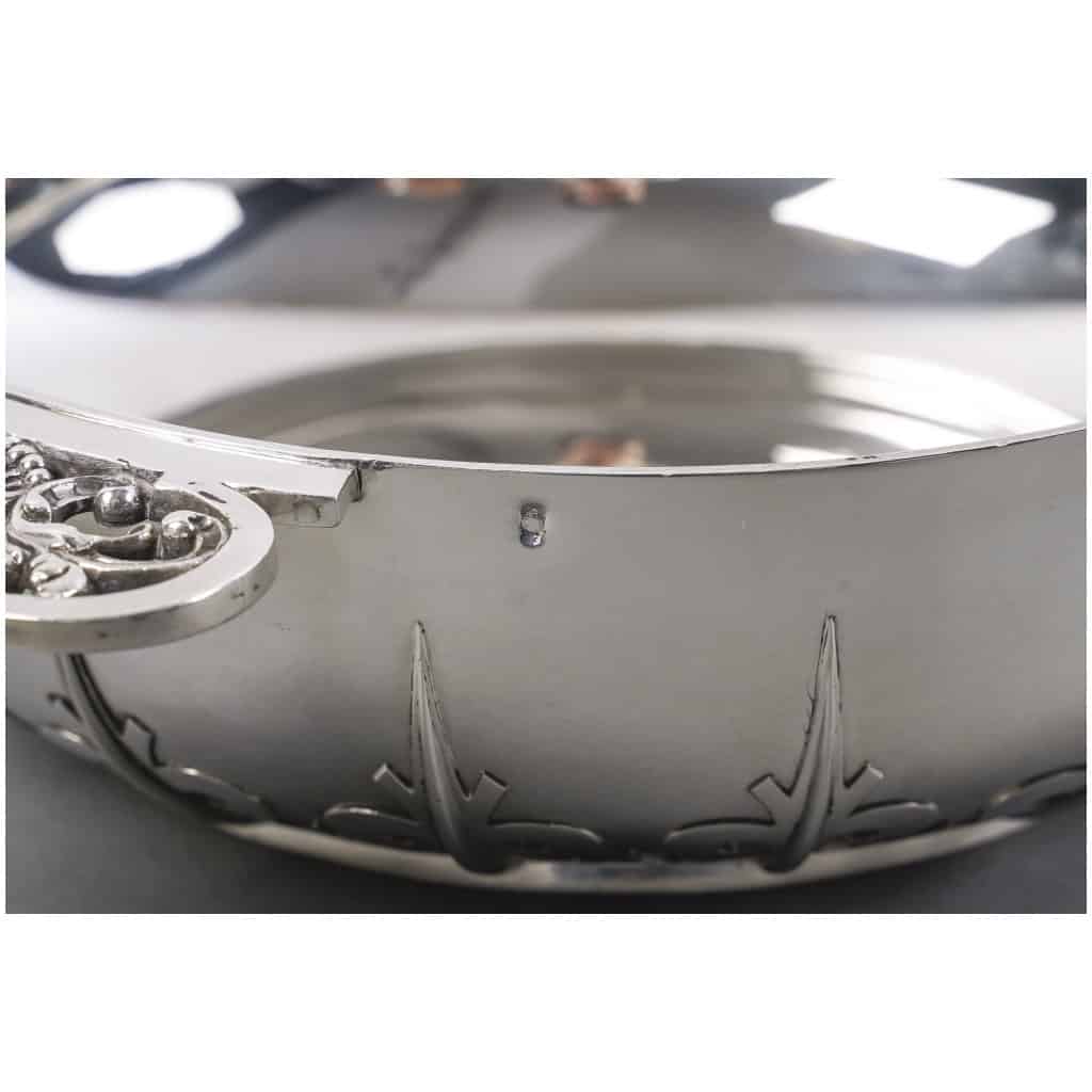 CARDEILHAC – GARNITURE DE TABLE « RENAISSANCE » MASCARON ARGENT FIN XIXÈ 39