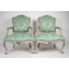 Pair Of Armchairs To Queen Louis XV. XVIIIth century. 11