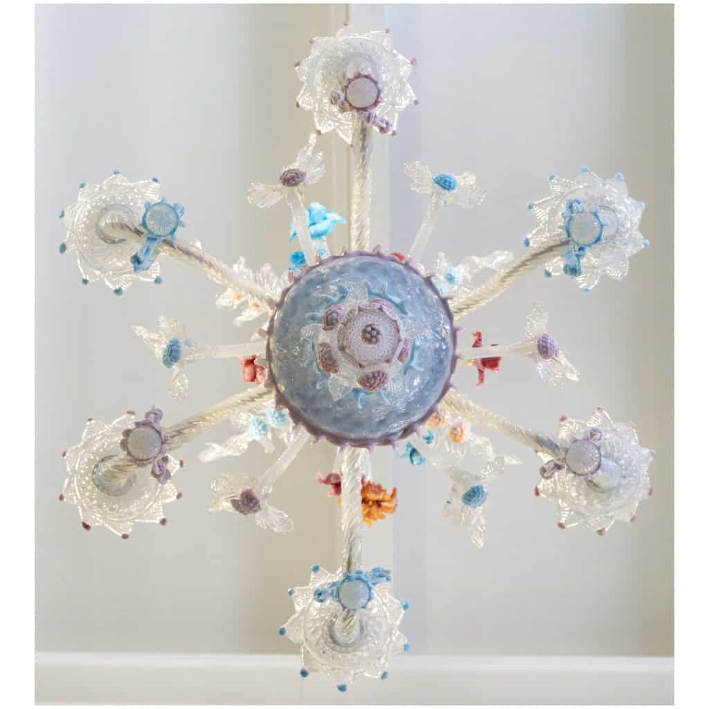 Lustre Murano Du Milieu Du 20ème Siècle 10