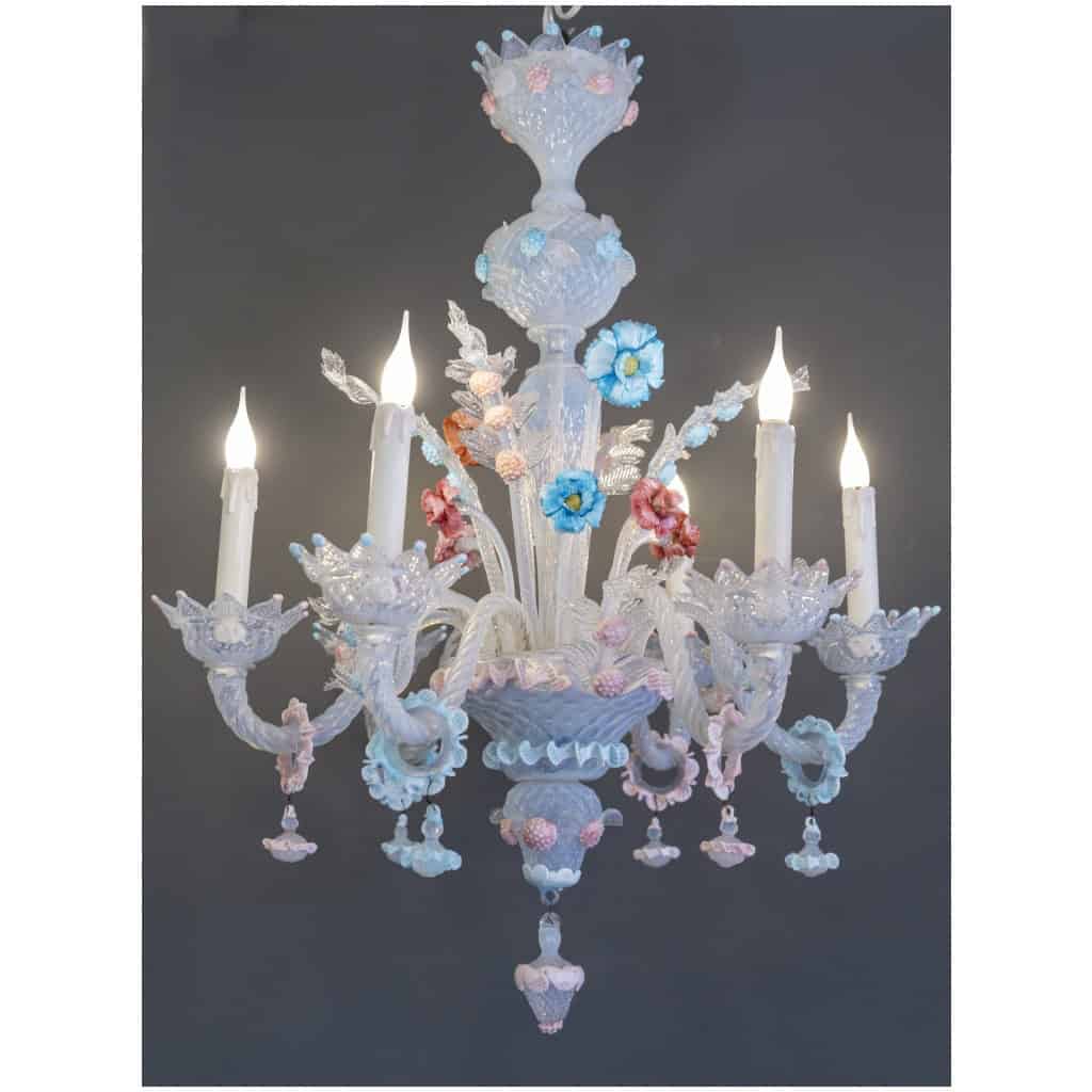 Lustre Murano Du Milieu Du 20ème Siècle 3