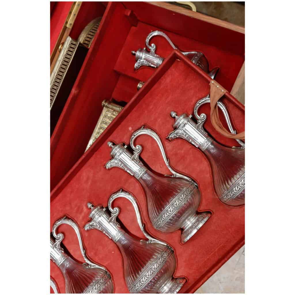 ORFÈVRE BOIN TABURET –GARNITURE DE TABLE EN ARGENT MASSIF VERMEILLE XIXÈ VERS 1860 14