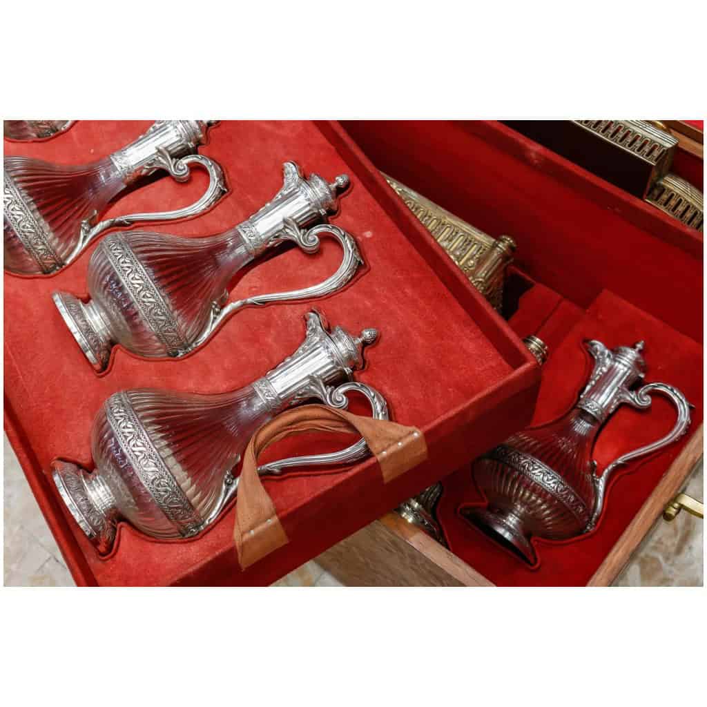 ORFÈVRE BOIN TABURET –GARNITURE DE TABLE EN ARGENT MASSIF VERMEILLE XIXÈ VERS 1860 15