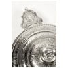 ORFÈVRE LAGRIFFOUL ET LAVAL – LEGUMIER COUVERT À OREILLES EN ARGENT XIXE 17