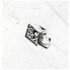 ORFÈVRE LAGRIFFOUL ET LAVAL – LEGUMIER COUVERT À OREILLES EN ARGENT XIXE 18