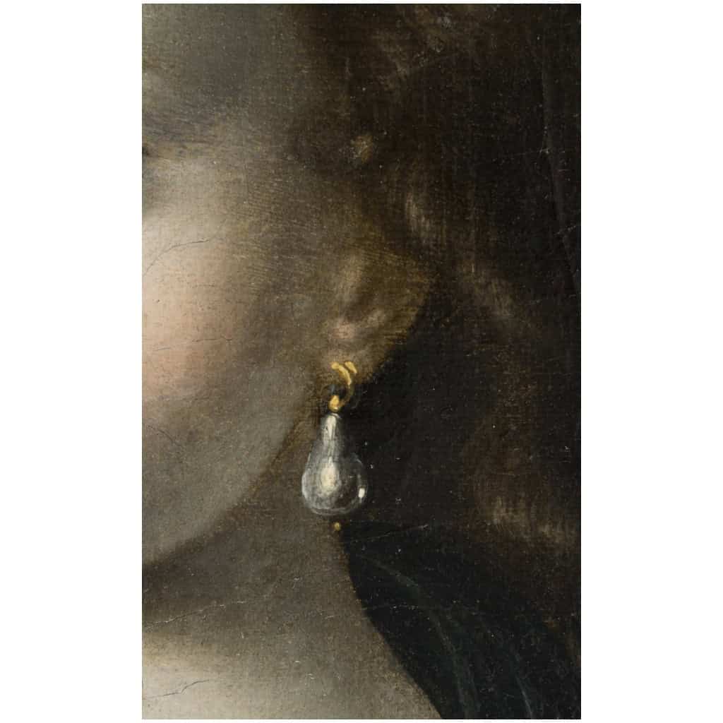 Tableau Portrait Ovale D’époque 17eme 9