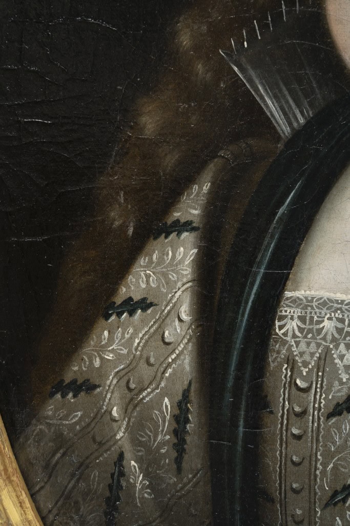 Tableau Portrait Ovale D’époque 17eme 11