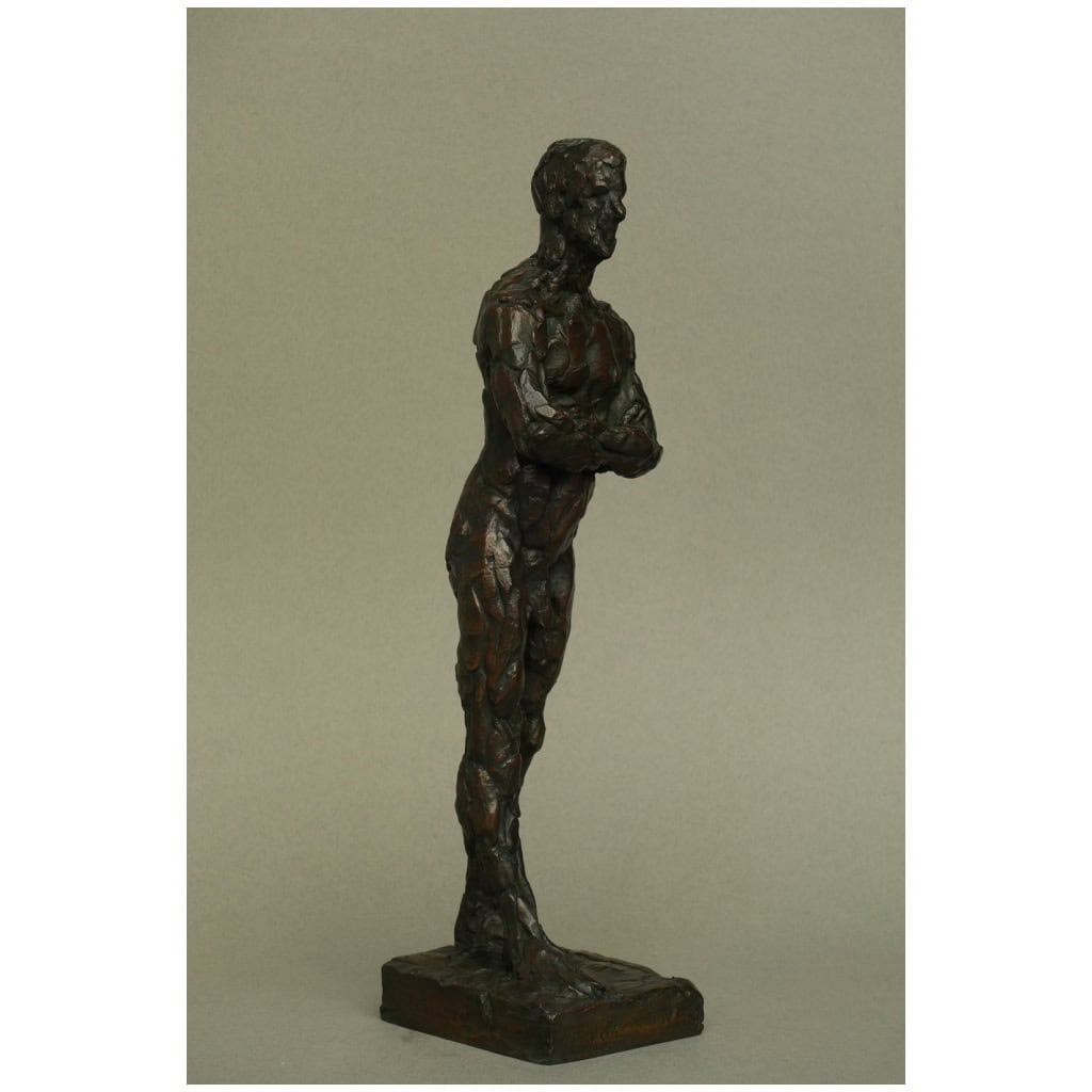 Sculpture – « Squeeze » (2022), Mehdi Khalvati – Bronze 3