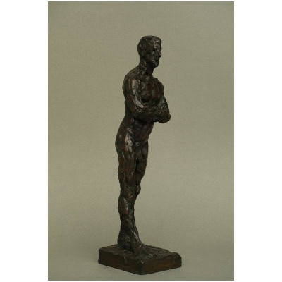 Sculpture – “Squeeze” (2022), Mehdi Khalvati – Bronze