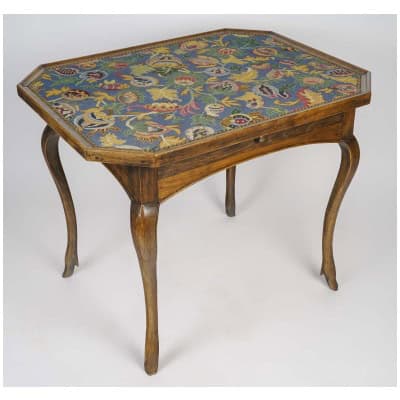 Table à Jeux de style Louis XV. Fin 18ème. 3