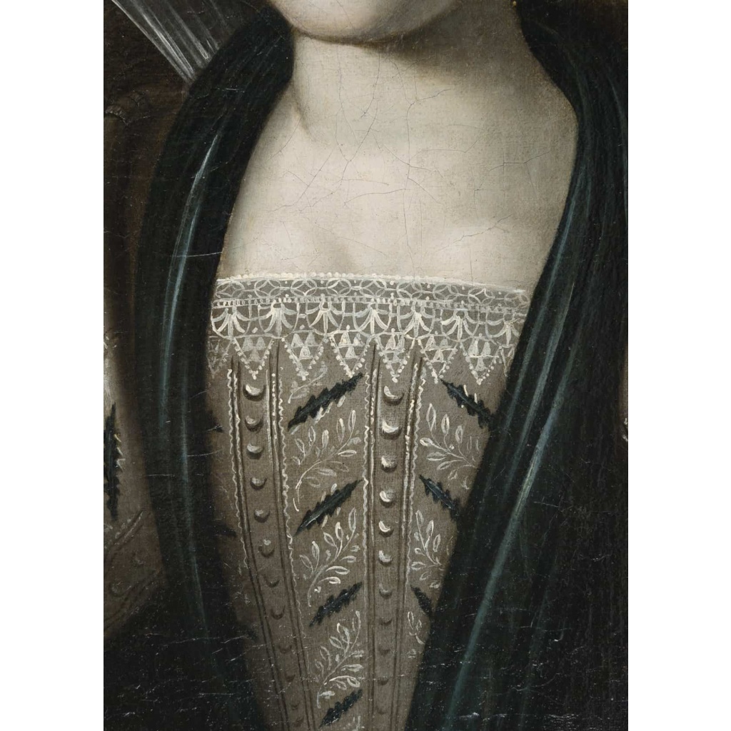 Tableau Portrait Ovale D’époque 17eme 12