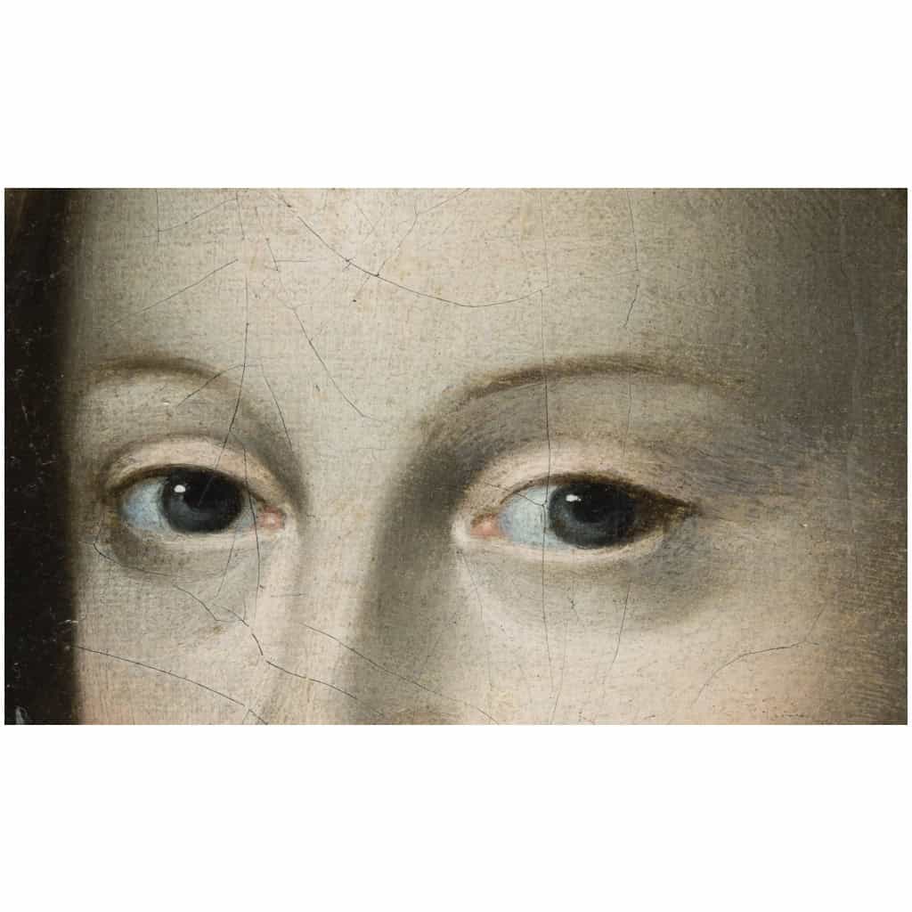 Tableau Portrait Ovale D’époque 17eme 8