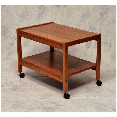 Desserte Roulante Scandinave Vintage – BRDR Furbo, Spøttrup – Teck – Ca 1960