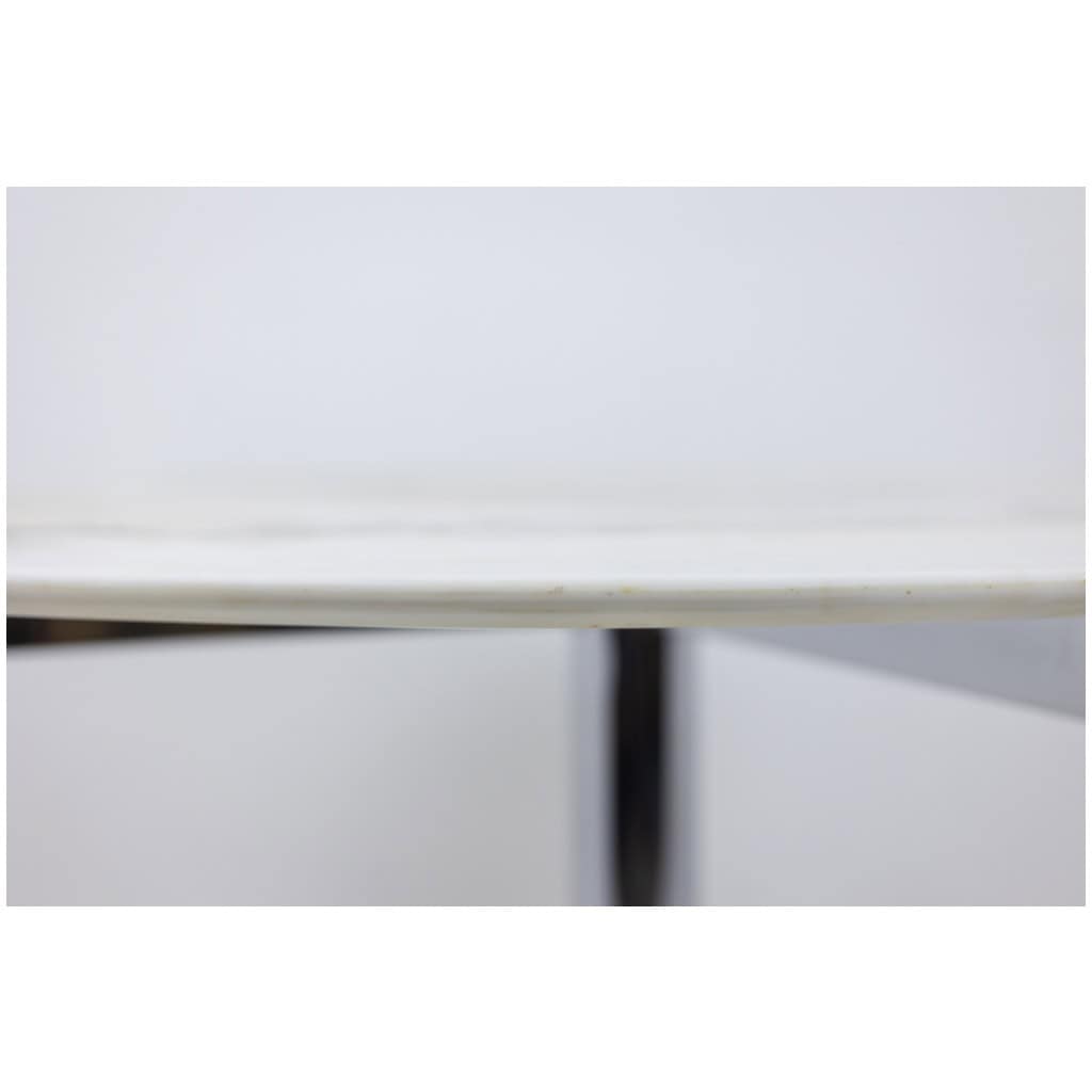 Florence Knoll pour Knoll. Table en marbre et métal chromé. Circa 1960. LS58341208U 4