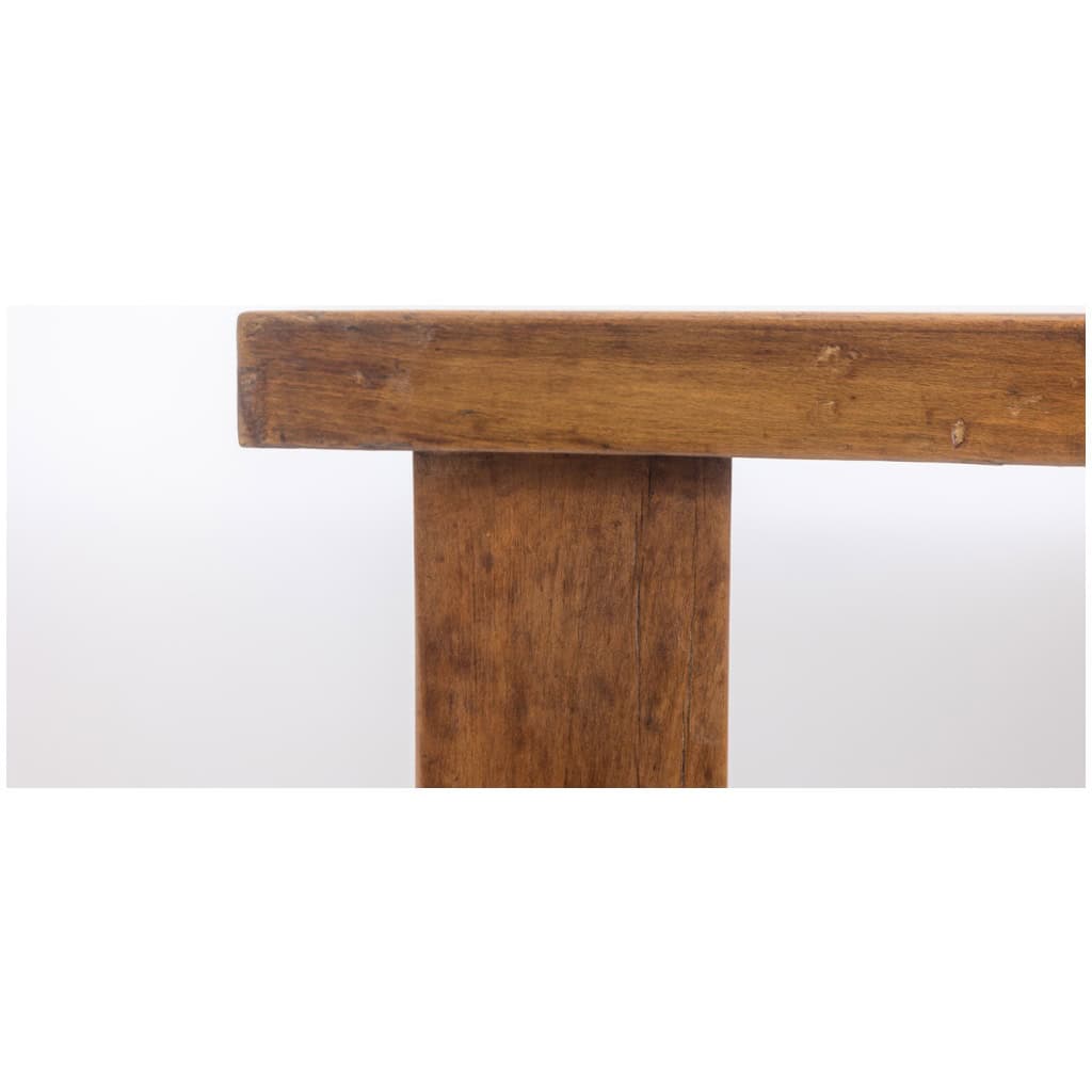 Table, ou bureau, de style Brutaliste en hêtre. Circa 1900. LS5710709I 8