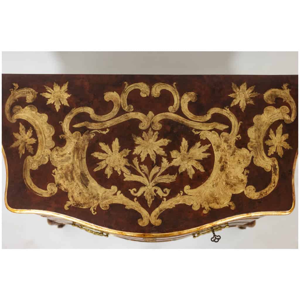 Venetian Louis XV style chest of drawers. 1950s. LS5492709H 5