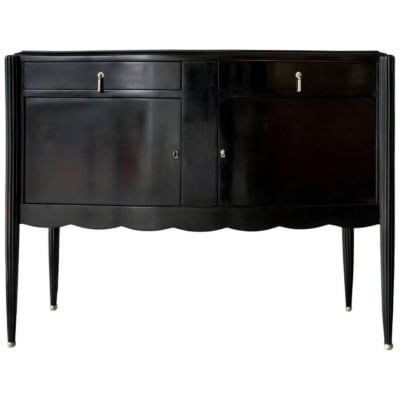 1960 Maison Jansen Art-Déco grande commode cintrée
