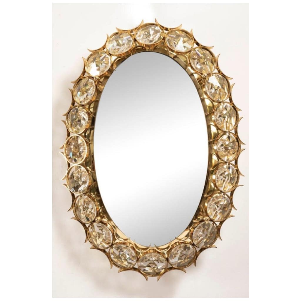 Paire de Miroirs rétro-éclairés dans le style des « bijoux fantaisie » des années 1980. 4