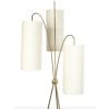 1960 Lampadaire tripode en laiton doré, modèle « lampion » Maison Lunel 12