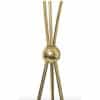 1960 Lampadaire tripode en laiton doré, modèle « lampion » Maison Lunel 10