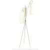 1960 Lampadaire tripode en laiton doré, modèle « lampion » Maison Lunel 9