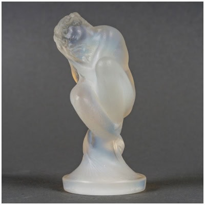 1920 René Lalique – Mascotte Automobile Statuette Sirène Verre Opalescent