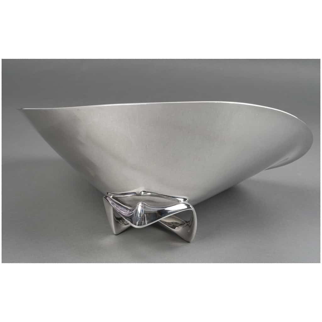 ORFEVRE G. Jensen – Designer H. Koppel – Centre de table en argent massif 14