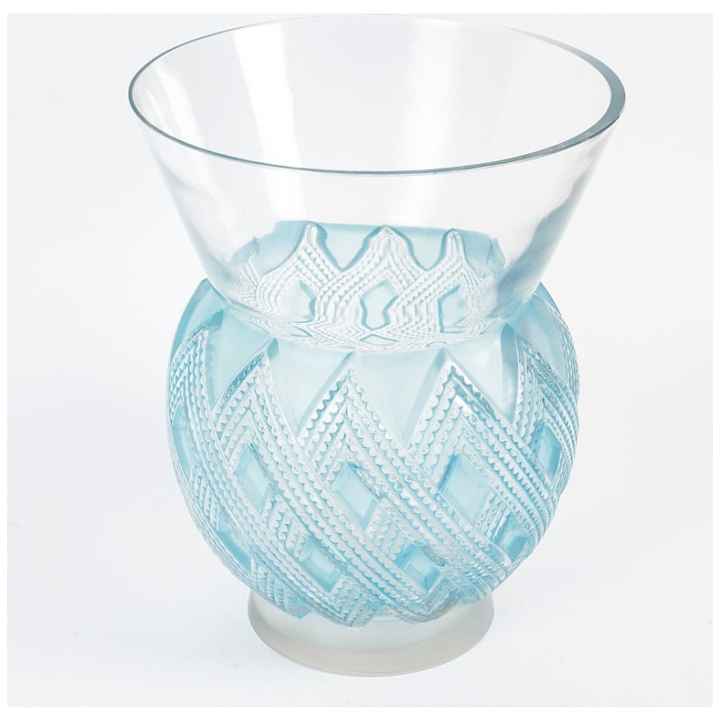 René Lalique ,1935 Vase Entrelacs 5