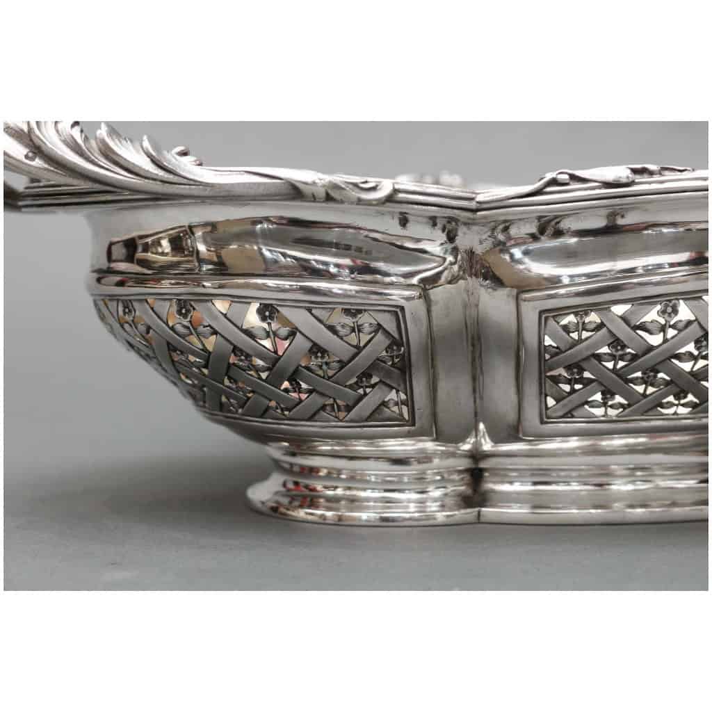 ORFEVRE CARDEILHAC – PANIÈRE À FRUITS EN ARGENT MASSIF XIXÈME 6