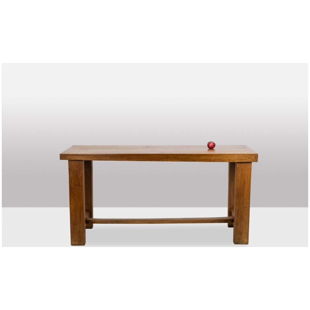 Table, ou bureau, de style Brutaliste en hêtre. Circa 1900. LS5710709I 11