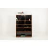“Double-sided” rosewood bookcase on casters. Circa 1960. LS58761008H 20