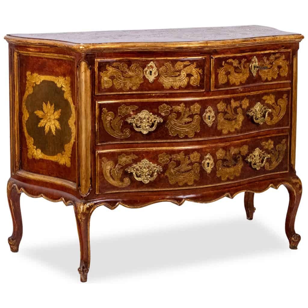 Venetian Louis XV style chest of drawers. 1950s. LS5492709H 13