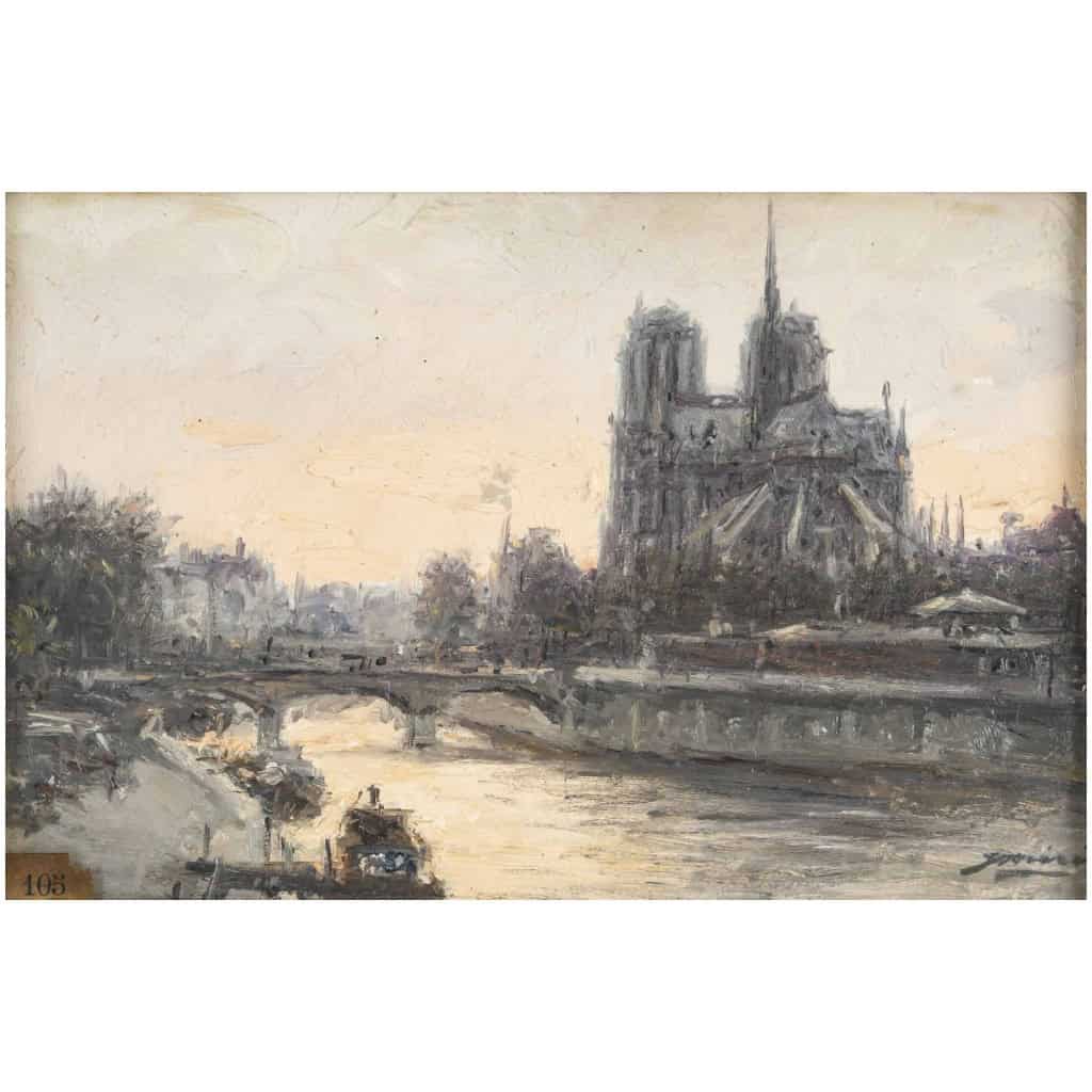 Gaspar MIRO 1859-1930. Notre Dame De Paris 4