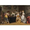 Christoffel Van Der LAMEN 1606-1651 Plaisir Musical Et Joueurs De Tric-trac 22