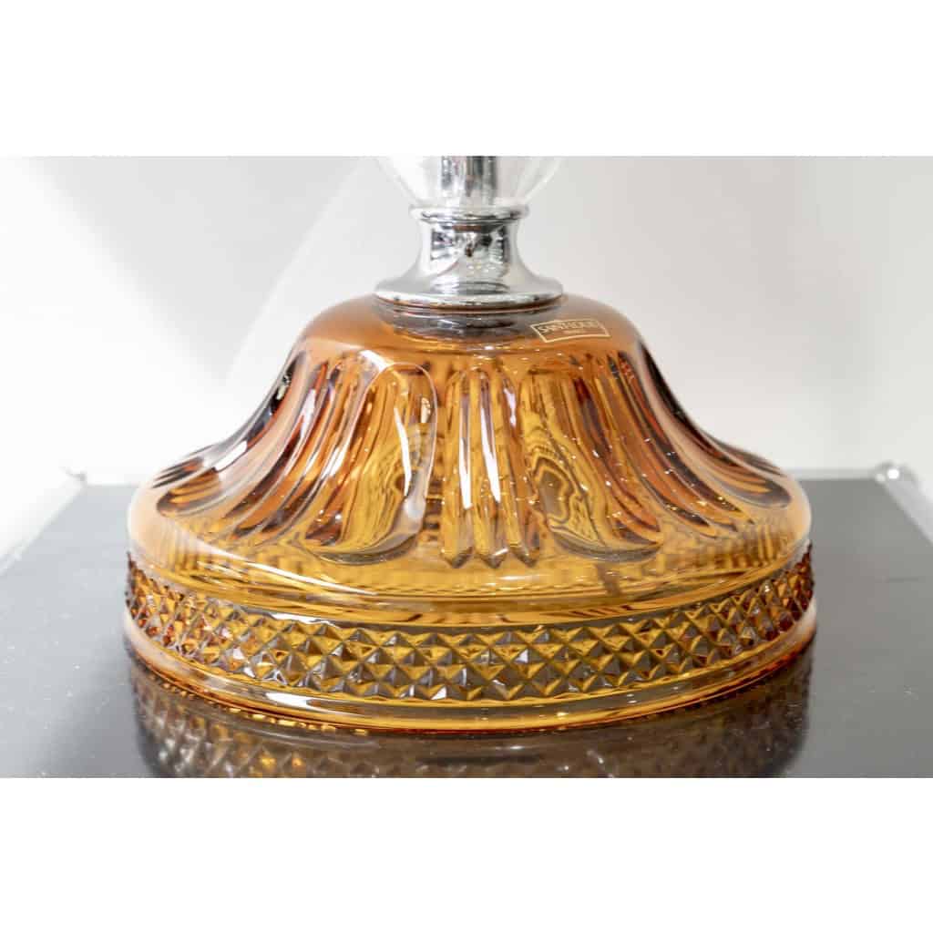 Saint Louis – Maharadja White Crystal And Amber Candelabra 7