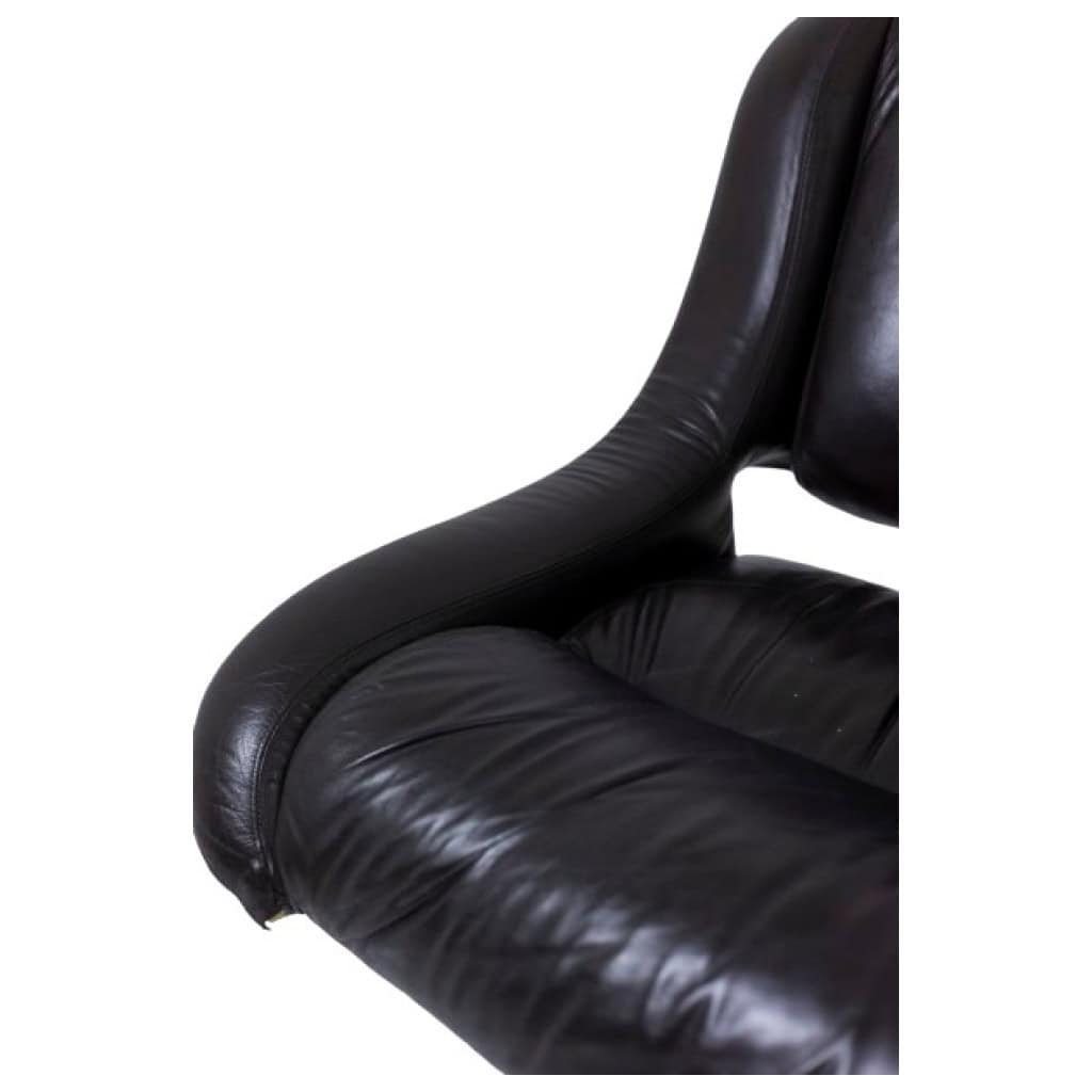 Metal and leather living room. 1970s LS57905650/5G 10