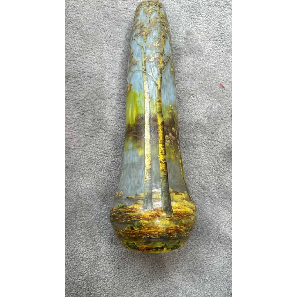 DAUM NANCY vase « paysage » 4