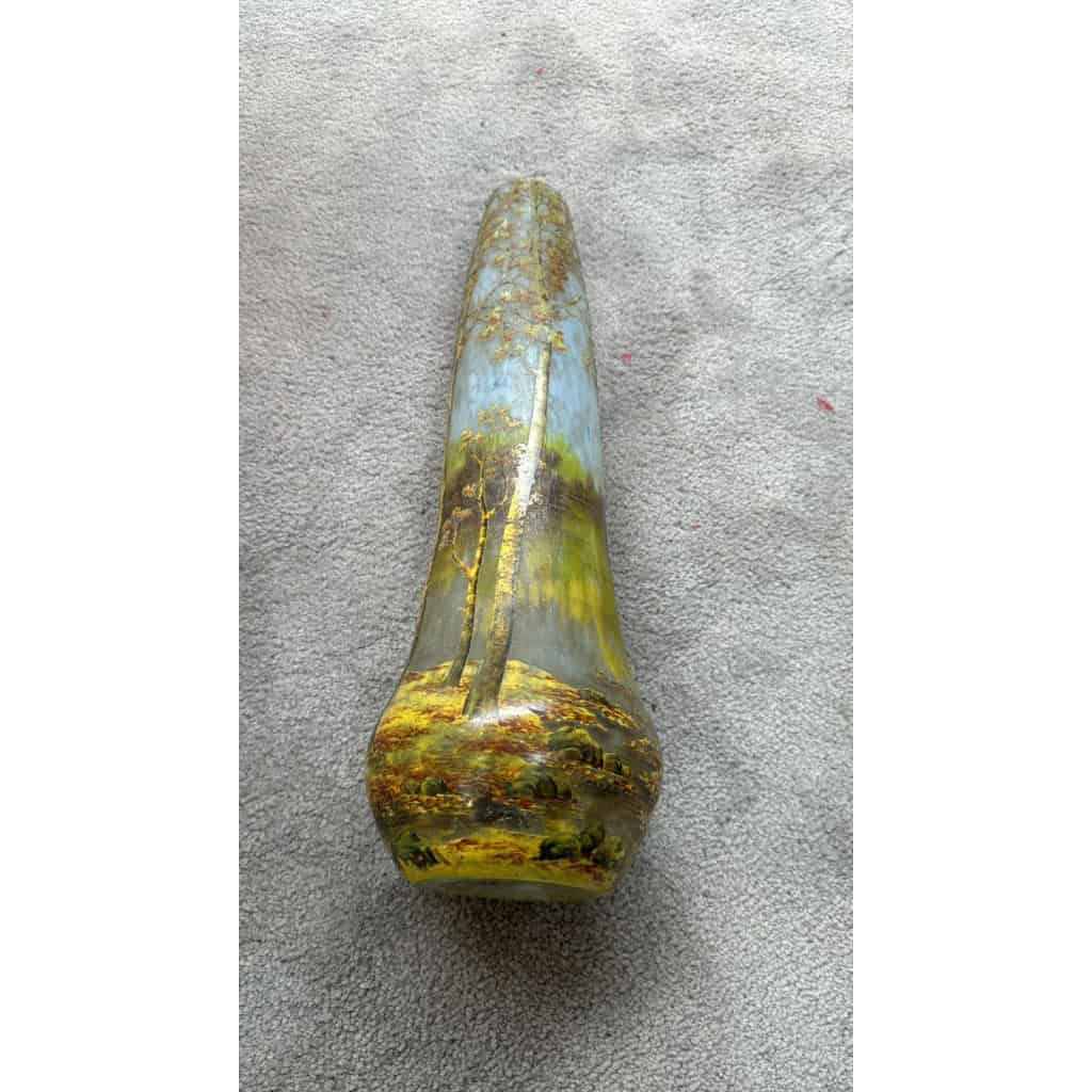 DAUM NANCY vase « paysage » 5
