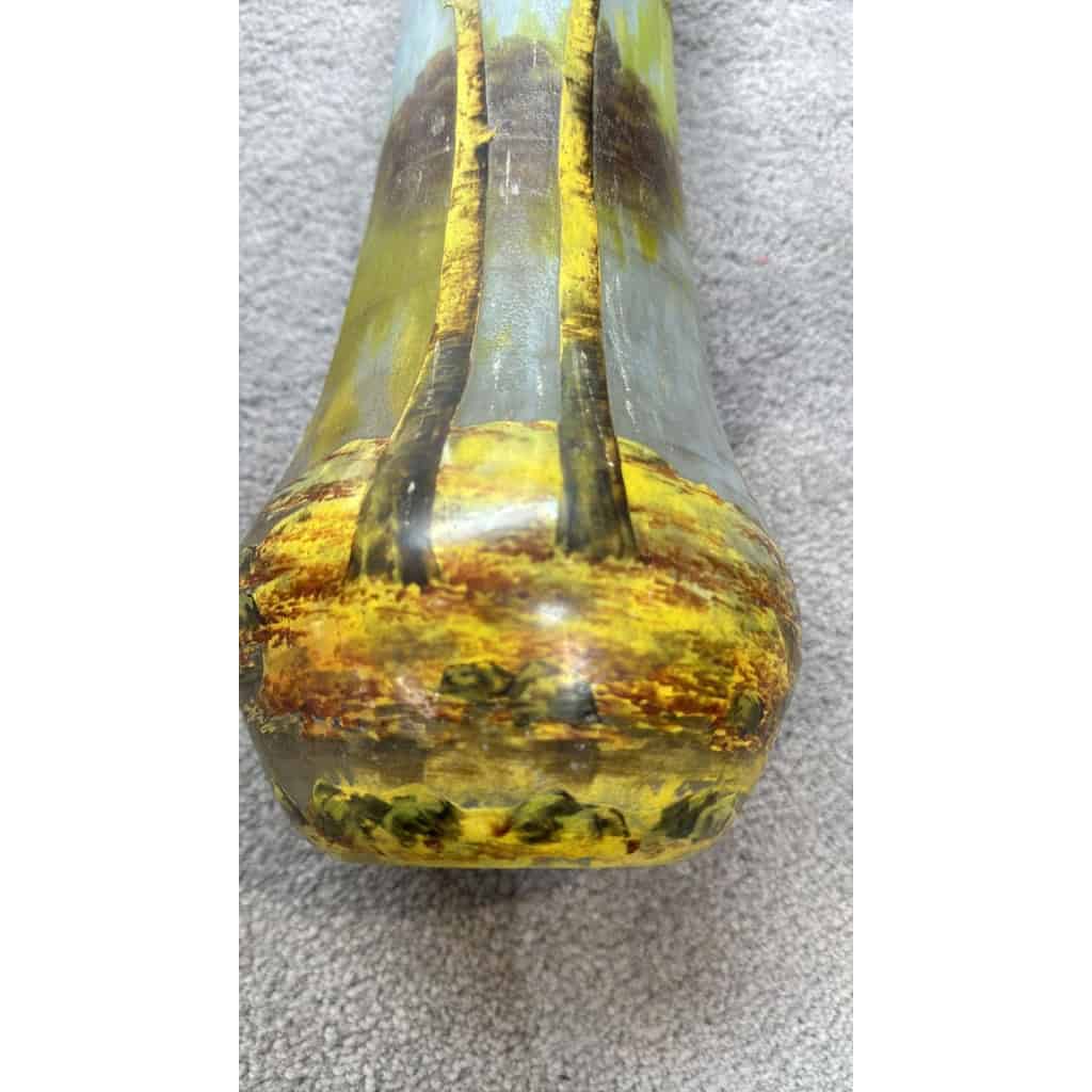 DAUM NANCY vase « paysage » 8