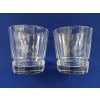10 ARQUES CRYSTAL WHISKEY GLASSES. MACASSAR MODEL 8