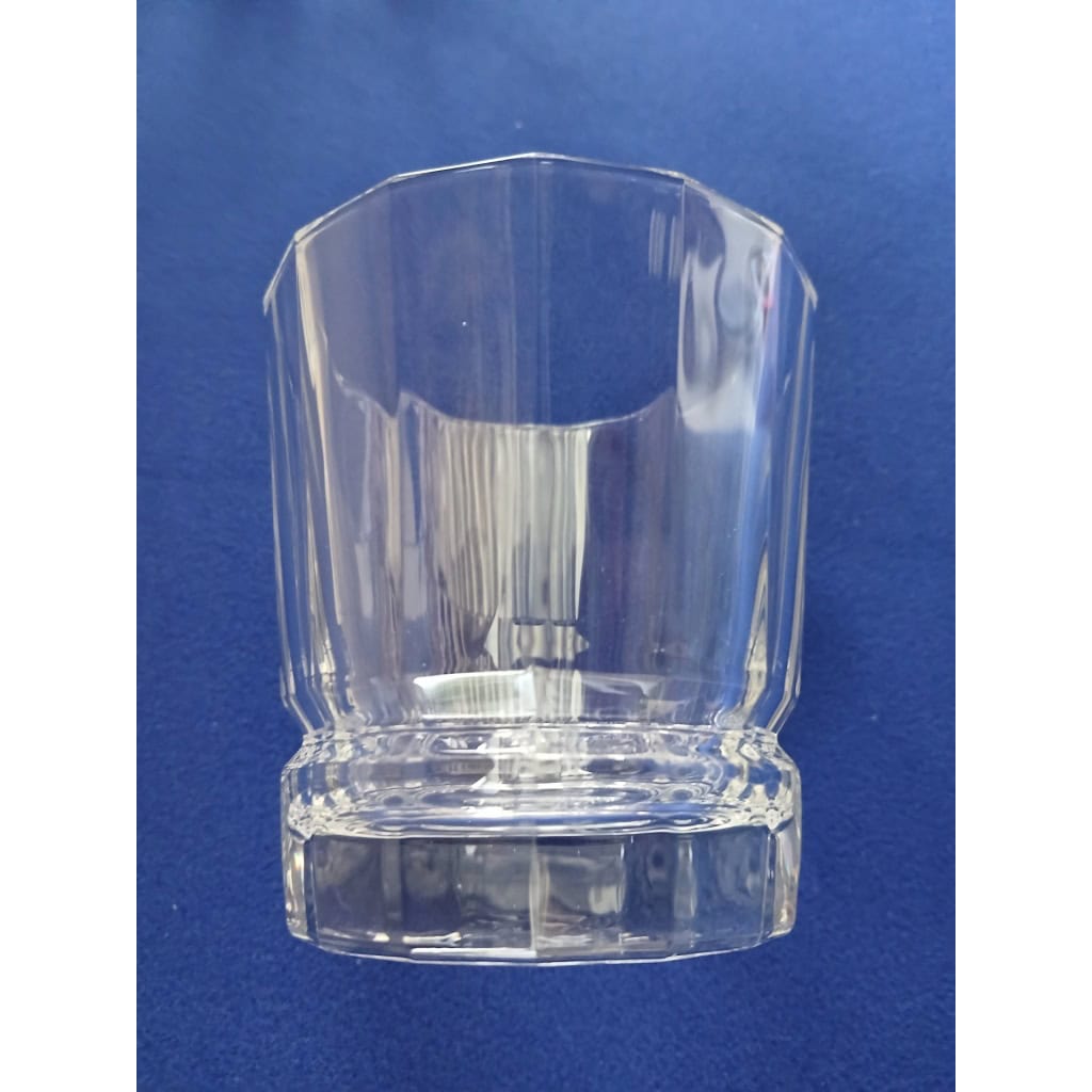10 ARQUES CRYSTAL WHISKEY GLASSES. MACASSAR MODEL 5