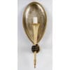 1960 Paire d’appliques torchères en bronze Maison Jansen 11