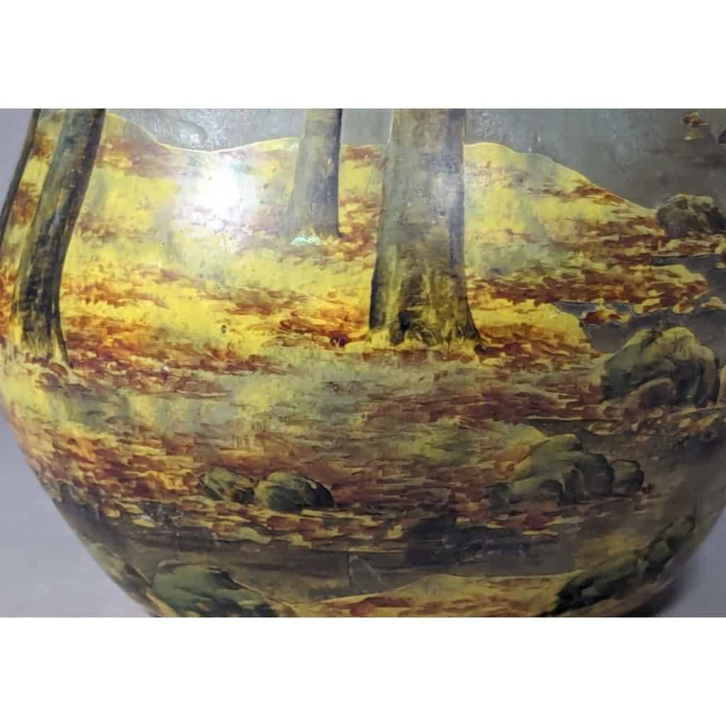 DAUM NANCY vase « paysage » 7